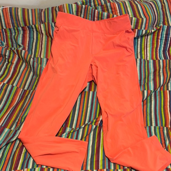 Athleta Pants - Athletic vibrant, orange Brooklyn ankle pants size 2 fast shipping